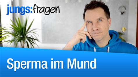 Sperma im mund